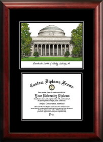 Campus Images MA991D-1175925 Massachusetts Institute of Technology 11.75w x 9.25h Diplomate Diploma Frame