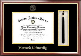 Campus Images MA992PMHGT Harvard University Tassel Box and Diploma Frame