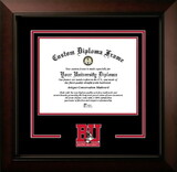Campus Images MA993LBCSD-1411 Boston University Terriers 14w x 11h Legacy Black Cherry Spirit Logo Diploma Frame