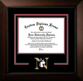 Campus Images MA999LBCSD-1411 Northeastern University Huskies 14w x 11h Legacy Black Cherry Spirit Logo Diploma Frame