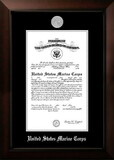 Campus Images MACLG002 Patriot Frames Marine 10x14 Certificate Legacy Frame with Silver Medallion