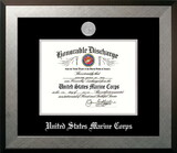 Campus Images MADHO002 Patriot Frames Marine 8.5x11 Discharge Honors Frame with Silver Medallion