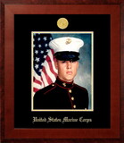 Campus Images MAPHO001 Patriot Frames Marine 8x10 Portrait Honors Frame with Gold Medallion