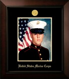 Campus Images MAPLG001 Patriot Frames Marine 8x10 Portrait Legacy Frame with Gold Medallion