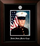 Campus Images MAPLG002 Patriot Frames Marine 8x10  Portrait Legacy Frame with Silver Medallion