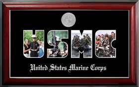 Campus Images MASSCL002S Patriot Frames Marine Collage Photo Classic Frame with Silver Medallion