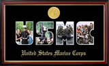 Campus Images MASSPT001S Patriot Frames Marine Collage Photo Petite Frame with Gold Medallion