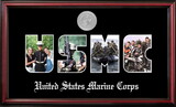 Campus Images MASSPT002S Patriot Frames Marine Collage Photo Petite Frame with Silver Medallion