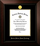 Campus Images MD997LBCGED-1014 United States Naval Academy 10w x 14h Legacy Black Cherry Gold Embossed Diploma Frame