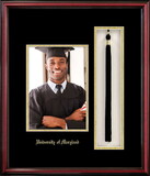 Campus Images MD9985x7PTPC University of Maryland 5x7 Portrait with Tassel Box Petite Cherry
