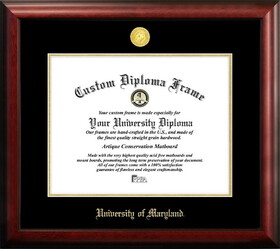 Campus Images MD998GED University of Maryland Gold Embossed Diploma Frame