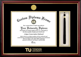 Campus Images MD999PMHGT Towson University Tassel Box and Diploma Frame