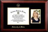 Campus Images ME999PGED-1185 Maine University 11w x 8.5h Gold Embossed Diploma Frame with 5 x7 Portrait