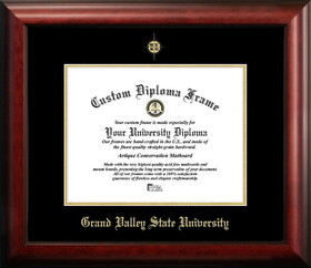 Campus Images MI980GED-108 Grand Valley State University 10w x 8h Gold Embossed Diploma Frame