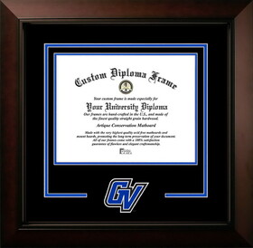 Campus Images MI980LBCSD-108 Grand Valley State Lakers 10w x 8h Legacy Black Cherry Spirit Logo Diploma Frame