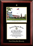Campus Images MI980LGED-108 Grand Valley State University 10w x 8h Gold Embossed Diploma Frame with Campus Images Lithograph