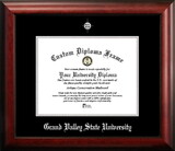 Campus Images MI980SED-108 Grand Valley State University 10w x 8h Silver Embossed Diploma Frame
