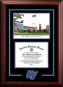 Campus Images MI980SG Grand Valley State University  Spirit Graduate Frame with Campus Image