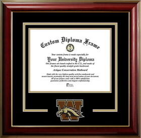 Campus Images MI981CMGTSD-1185 Western Michigan University 11w x 8.5h Classic Spirit Logo Diploma Frame