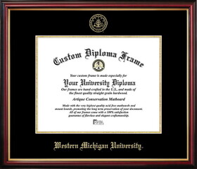 Campus Images MI981PMGED-1185 Western Michigan University Petite Diploma Frame