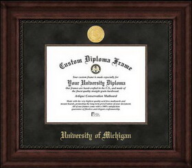 Campus Images MI982EXM University of Michigan Executive Diploma Frame