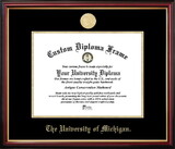 Campus Images MI982PMGED-1185 University of Michigan Petite Diploma Frame