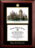Campus Images MI983LGED Wayne State University Gold embossed diploma frame with Campus Images lithograph