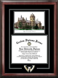 Campus Images MI983SG Wayne State University Spirit Graduate Frame with Campus Image