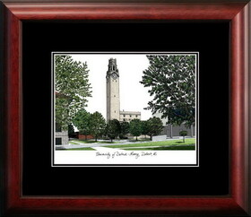 Campus Images MI985A University Of Detroit, Mercy University Academic Framed Lithograph