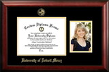 Campus Images MI985PGED-1185 University Of Detroit, Mercy 11w x 8.5h Gold Embossed Diploma Frame with 5 x7 Portrait