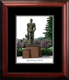 Campus Images MI987A Michigan State University Spartan Academic Framed Lithograph