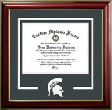 Campus Images MI987CMGTSD-1185 Michigan State Spartans 11w x 8.5h Classic Spirit Logo Diploma Frame