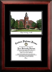 Campus Images MI988D-1185 Michigan State University Linton Hall 11 w x 8.5 h Diplomate Diploma Frame