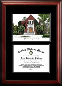 Campus Images MI990D-1185 Michigan State University Alumni Chapel 11w x 8.5h Diplomate Diploma Frame