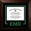 Campus Images MI995LBCSD-108 Eastern Michigan University 10w x 8h Legacy Black Cherry Spirit Logo Diploma Frame