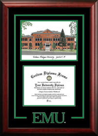Campus Images MI995SG Eastern Michigan University Spirit Graduate Frame