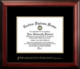 Campus Images MN997GED Minnesota State University Mankato Gold Embossed Diploma Frame