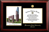 Campus Images MN997LGED Minnesota State University Mankato Gold embossed diploma frame with Campus Images lithograph