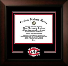 Campus Images MN998LBCSD-1185 St. Cloud State 11w x 8.5h Legacy Black Cherry Spirit Logo Diploma Frame