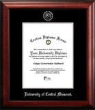 Campus Images MO995SED-8511 University Central Missouri 8.5w x 11h Silver Embossed Diploma Frame