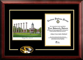 Campus Images MO999SG University of Missouri Spirit Graduate Frame with Campus Image