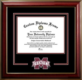 Campus Images MS997CMGTSD-1185 Mississippi State University Bulldogs 11w x 8.5h Classic Spirit Logo Diploma Frame