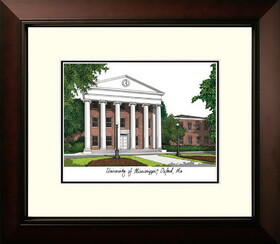 Campus Images MS999LR University of Mississippi Legacy Alumnus Framed Lithograph
