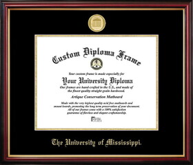 Campus Images MS999PMGED-129 University of Mississippi Rebels Petite Diploma Frame