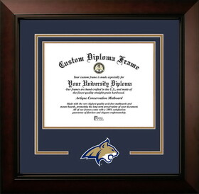 Campus Images MT991LBCSD-86 Montana State Billings Yellowjackets 8w x 6h Legacy Black Cherry Spirit Logo Diploma Frame