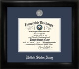 Campus Images NADS002 Navy Discharge Frame Silver Medallion