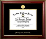 Campus Images NC991CMGTGED-1411 Wake Forest Demon Deacons 14w x 11h Classic Mahogany Gold Embossed Diploma Frame