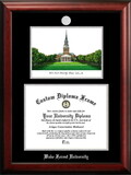 Campus Images NC991LSED-1411 Wake Forest University 14w x 11h Silver Embossed Diploma Frame with Campus Images Lithograph