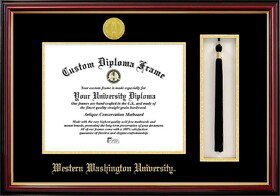 Campus Images NC994PMHGT Western Carolina UniversityTassel Box and Diploma Frame