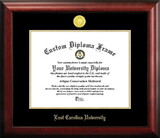 Campus Images NC995GED East Carolina University Gold Embossed Diploma Frame